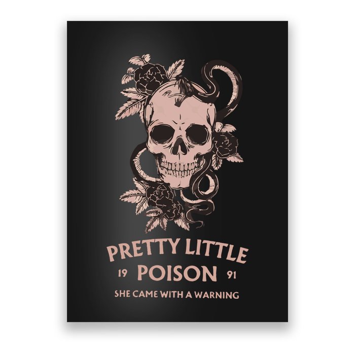 Pretty Little She Came With A Warning Country Song Poster