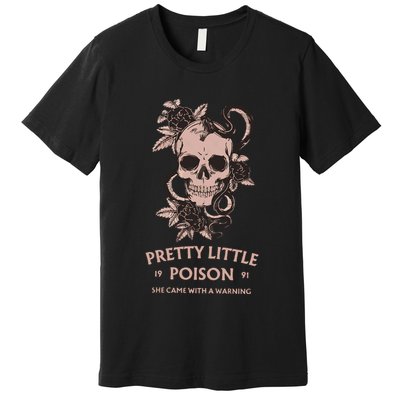 Pretty Little She Came With A Warning Country Song Premium T-Shirt