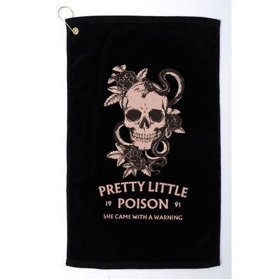 Pretty Little She Came With A Warning Country Song Golf Towel