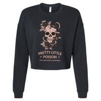 Pretty Little She Came With A Warning Country Song Cropped Pullover Crew
