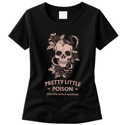 Pretty Little She Came With A Warning Country Song Womens T-Shirt