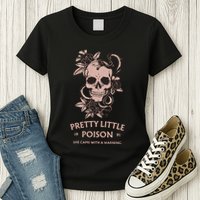 Pretty Little She Came With A Warning Country Song Womens T-Shirt