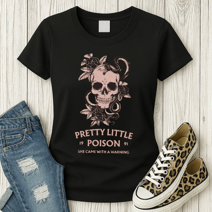 Pretty Little She Came With A Warning Country Song Womens T-Shirt