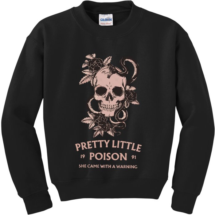 Pretty Little She Came With A Warning Country Song Kids Sweatshirt