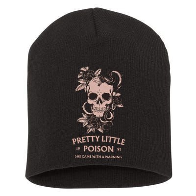 Pretty Little She Came With A Warning Country Song Short Acrylic Beanie