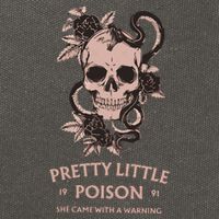 Pretty Little She Came With A Warning Country Song Cotton Canvas Backpack