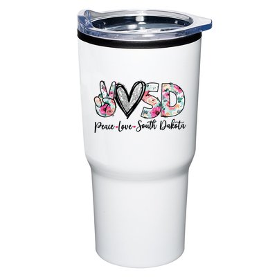 Peace Love South Dakota Vinatge Floral South Dakota Lovers Tumbler