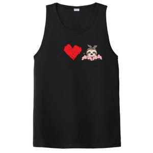 Peace Love Sloth Funny Sloth Love Great Gift PosiCharge Competitor Tank