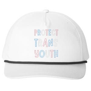 P.R.O.T.E.C.T Lgbtq Social Justice Snapback Five-Panel Rope Hat