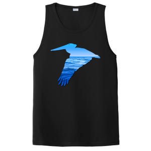 Pelican Lovers Silhouette Earth Day And Ocean Week Cute Gift PosiCharge Competitor Tank