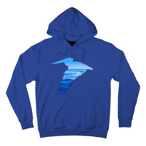 Pelican Lovers Silhouette Earth Day And Ocean Week Cute Gift Hoodie