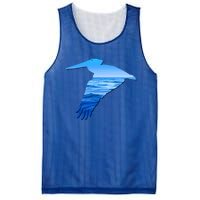 Pelican Lovers Silhouette Earth Day And Ocean Week Cute Gift Mesh Reversible Basketball Jersey Tank