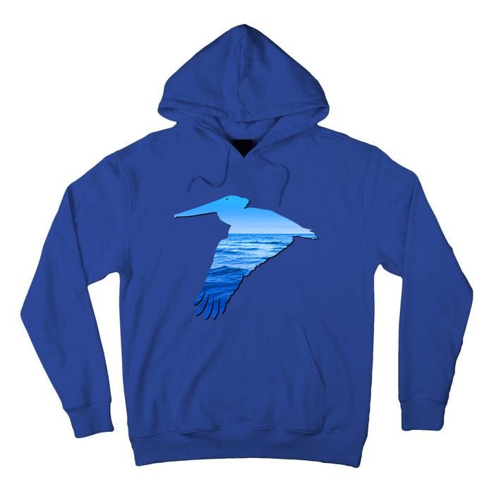 Pelican Lovers Silhouette Earth Day And Ocean Week Cute Gift Tall Hoodie