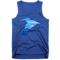 Pelican Lovers Silhouette Earth Day And Ocean Week Cute Gift Tank Top