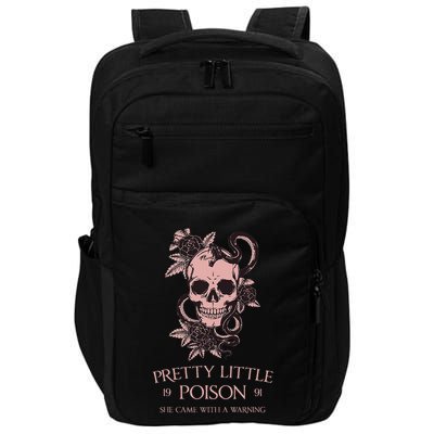 Pretty Little She Came With A Warning Funny Design Impact Tech Backpack