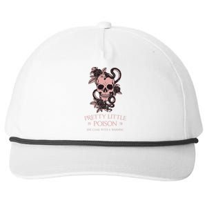 Pretty Little She Came With A Warning Funny Design Snapback Five-Panel Rope Hat