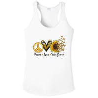 Peace Love Sunflower Sublimation Ladies PosiCharge Competitor Racerback Tank