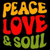 Peace Love & Soul R&B Music Retro Vintage 90s Lovers Toddler Hoodie
