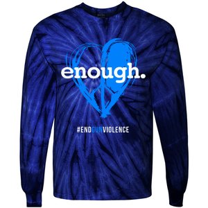 Peace & Love Symbol, Anti Gun Tie-Dye Long Sleeve Shirt