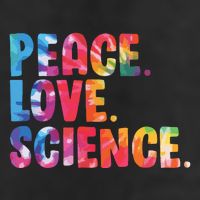 Peace Love Science Funny Awesome Tie Dye 11oz C Handle Ceramic Mug