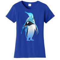 Penguin Lovers Silhouette Earth Day And Ocean Week Meaningful Gift Women's T-Shirt