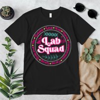 Pink Lab Squad Lab Scientist Microbiologist Premium T-Shirt