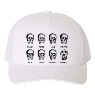 Patriot Liberal Skulls Freethinker Election Vote President Yupoong Adult 5-Panel Trucker Hat