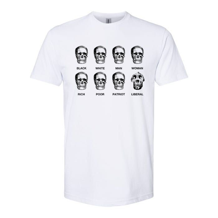 Patriot Liberal Skulls Freethinker Election Vote President Softstyle CVC T-Shirt