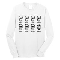 Patriot Liberal Skulls Freethinker Election Vote President Long Sleeve Shirt