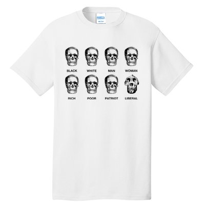 Patriot Liberal Skulls Freethinker Election Vote President Tall T-Shirt