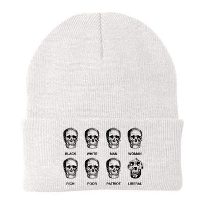 Patriot Liberal Skulls Freethinker Election Vote President Knit Cap Winter Beanie