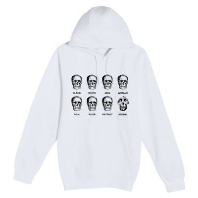 Patriot Liberal Skulls Freethinker Election Vote President Premium Pullover Hoodie