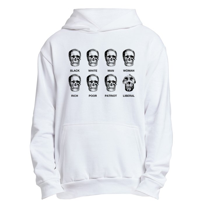 Patriot Liberal Skulls Freethinker Election Vote President Urban Pullover Hoodie