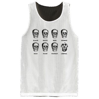 Patriot Liberal Skulls Freethinker Election Vote President Mesh Reversible Basketball Jersey Tank