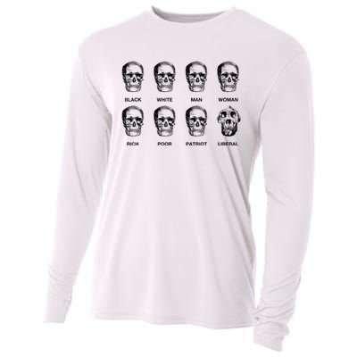 Patriot Liberal Skulls Freethinker Election Vote President Cooling Performance Long Sleeve Crew