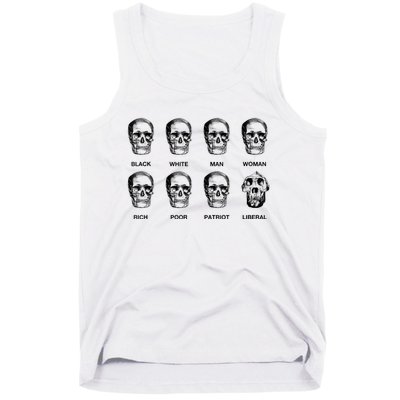 Patriot Liberal Skulls Freethinker Election Vote President Tank Top