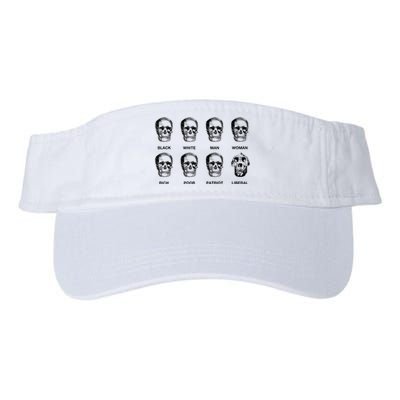 Patriot Liberal Skulls Freethinker Election Vote President Valucap Bio-Washed Visor