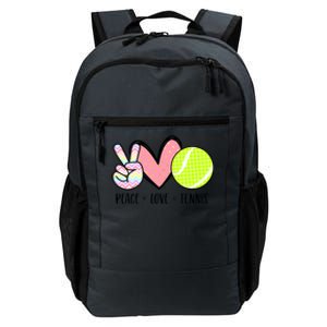 Peace Love Tennis Cute Design Teen Little Girl Meaningful Gift Daily Commute Backpack