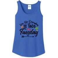 Live Like Everyday Is Taco Cute Taco Tuesday Mexican Food Lovers Ladies Essential Tank