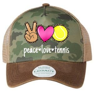 Peace Love Tennis Leopard Print Girls Wo Tennis Legacy Tie Dye Trucker Hat