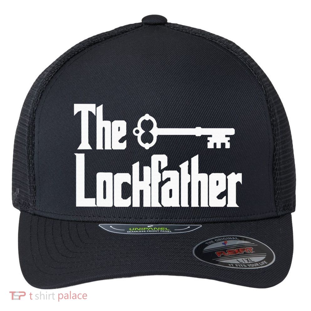 Professional Locksmith The Lockfather Flexfit Unipanel Trucker Cap