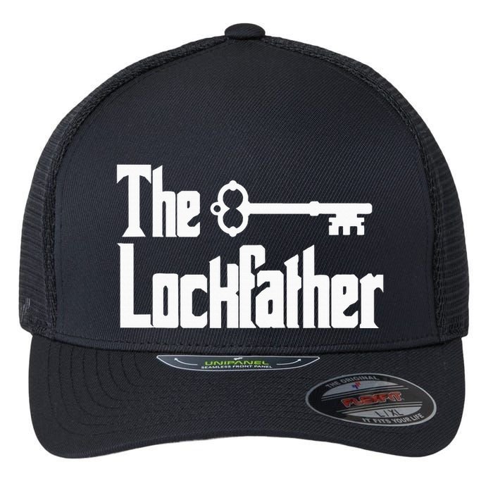 Professional Locksmith The Lockfather Flexfit Unipanel Trucker Cap