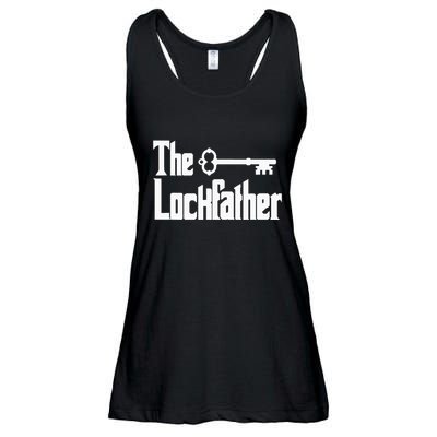 Professional Locksmith The Lockfather Ladies Essential Flowy Tank