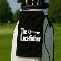 Professional Locksmith The Lockfather Golf Towel