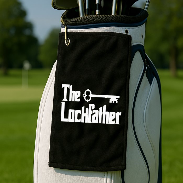 Professional Locksmith The Lockfather Golf Towel