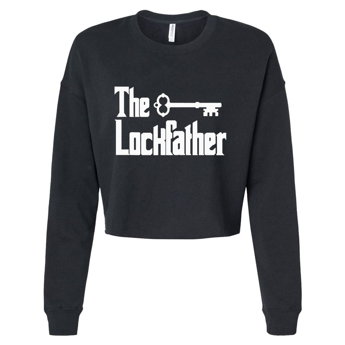 Professional Locksmith The Lockfather Cropped Pullover Crew