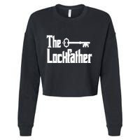 Professional Locksmith The Lockfather Cropped Pullover Crew