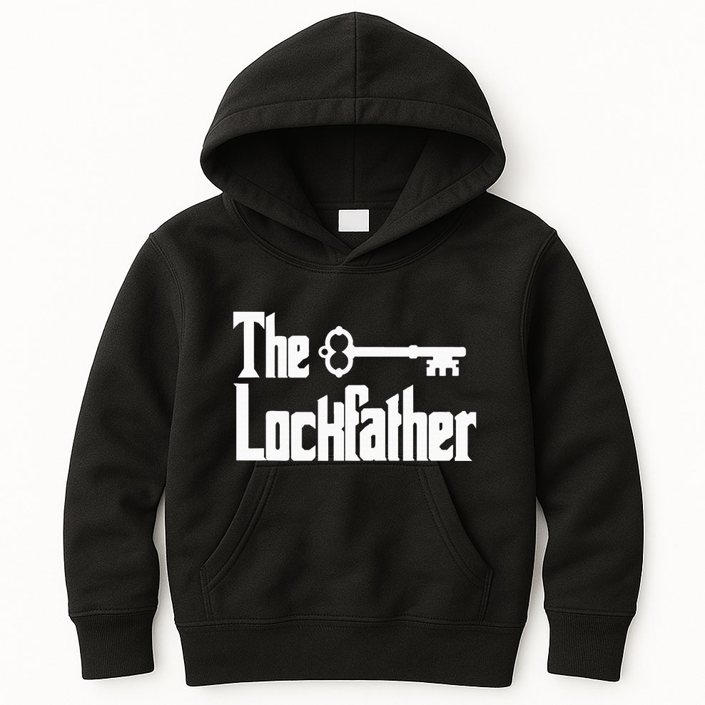 Professional Locksmith The Lockfather Kids Hoodie