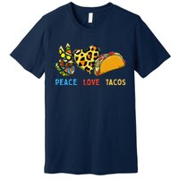 Peace Love Tacos Cute Taco Tuesday Mexican Food Lovers Premium T-Shirt