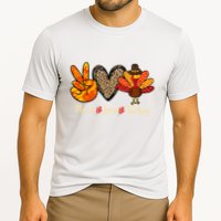 Peace Love Turkey Little Pilgrim Thanksgiving Performance Shirt